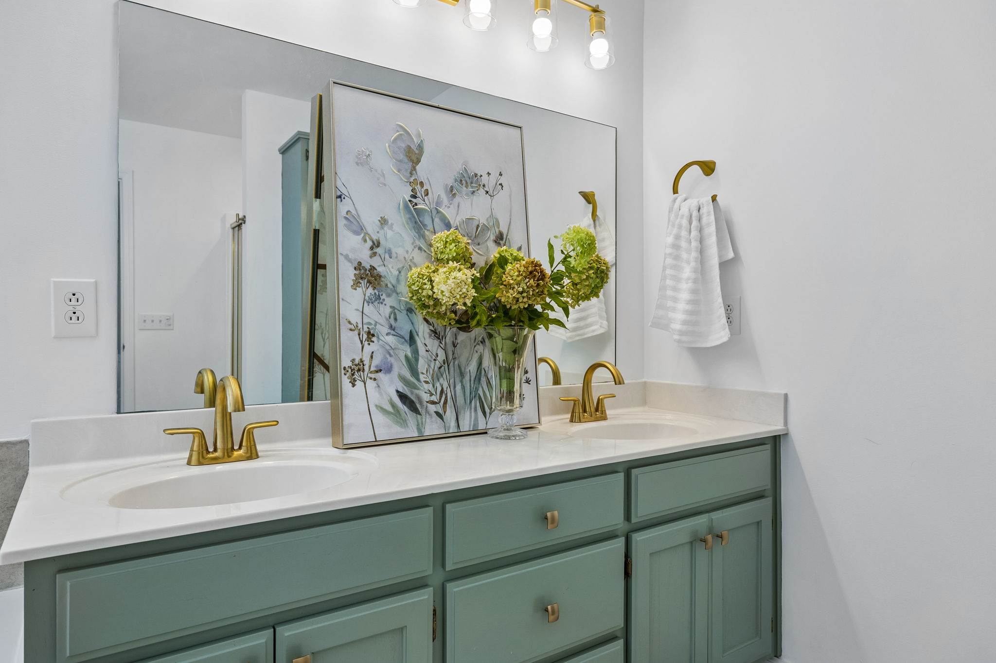 Plenty of storage in this owner's ensuite!