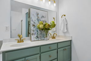 Plenty of storage in this owner's ensuite!