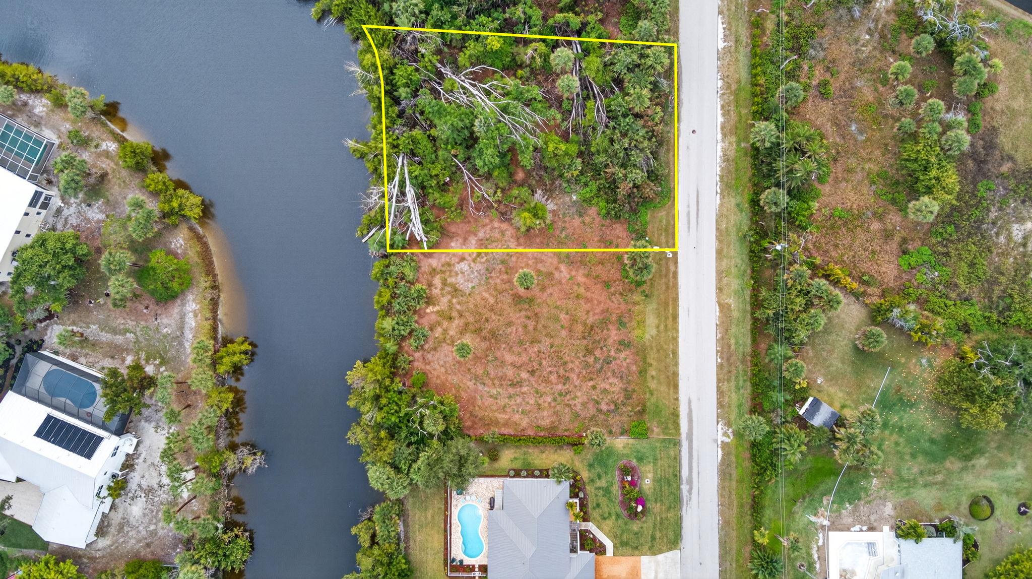 Aerial Overview 2 - lot line