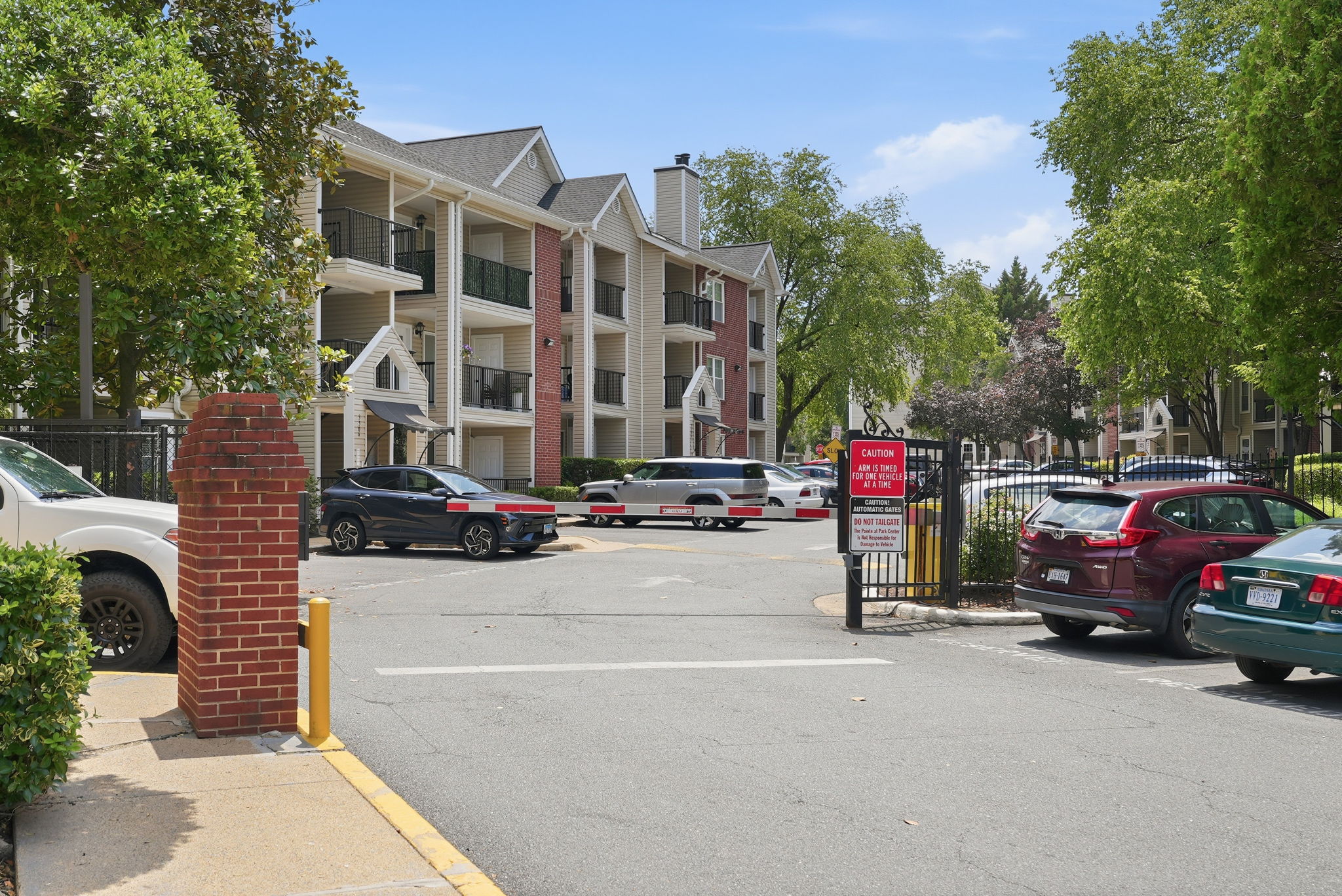 Gated Entry to Pointe at Park Center
