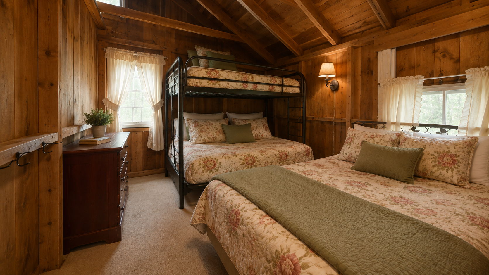 Beautiful wood throughout