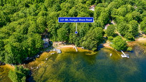 Shallow entry into the lake