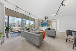 Living Room with Balcony