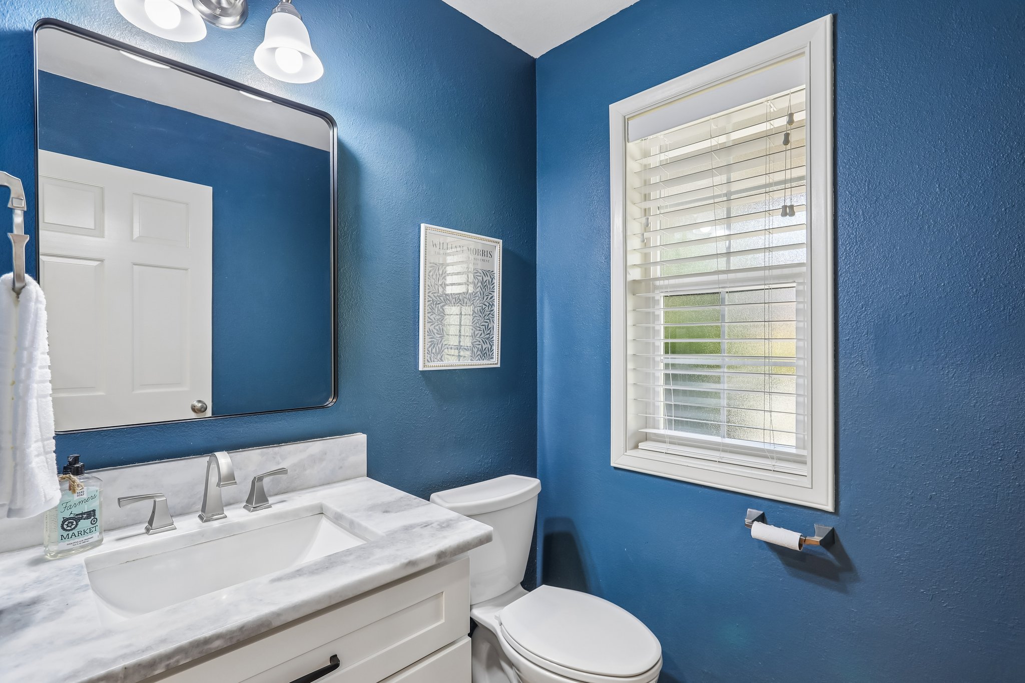 Main floor powder bathroom.