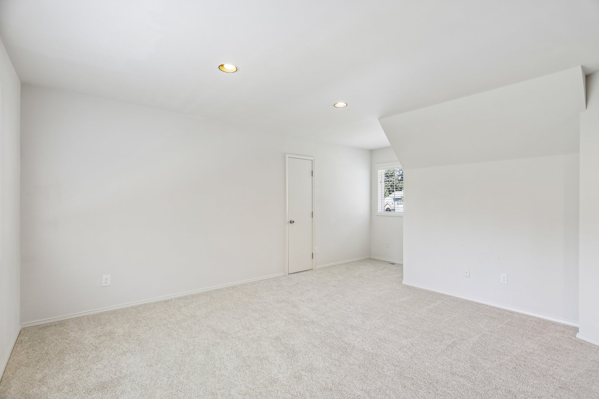 Go up the back staircase to this large bonus space.
