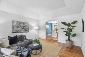 Large living room flows easily into the dining room.