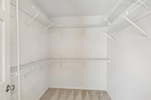 Large walk in Primary closet.