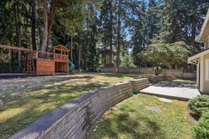 Beautiful private large backyard.