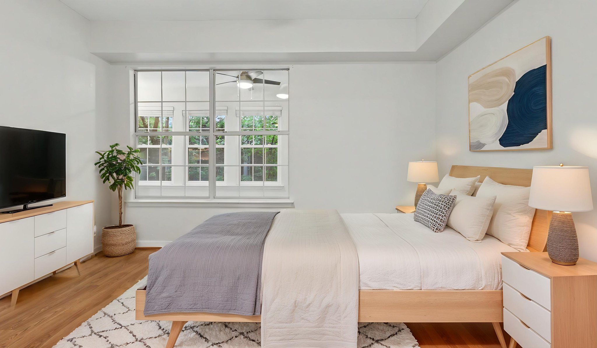 Bedroom Virtually Staged