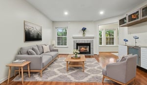 Living Room Virtually Staged