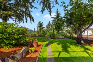 Back Yard walk to gardens