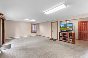 Lower Level-Wet Bar behind TV