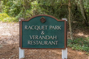 Racquet Park and Verandah Restaurant.