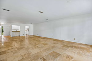 Living and Dining Area.
