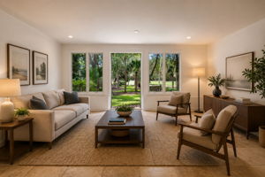 Virtually Staged. Living Area.