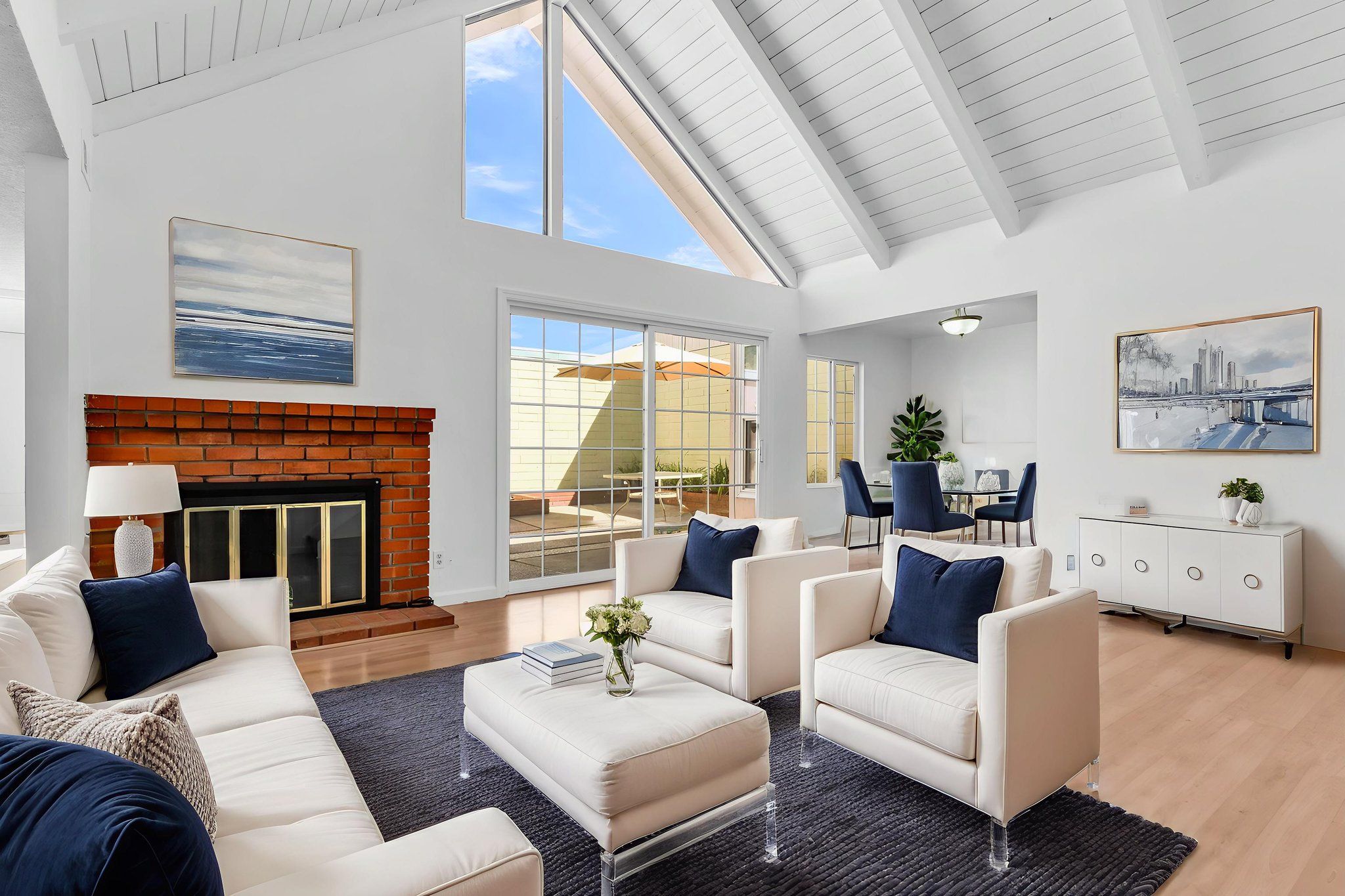 Living Room Virtually Staged