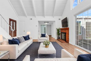 Living Room Virtually Staged
