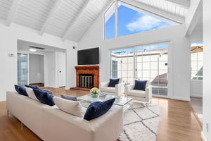 Living Room Virtually Staged