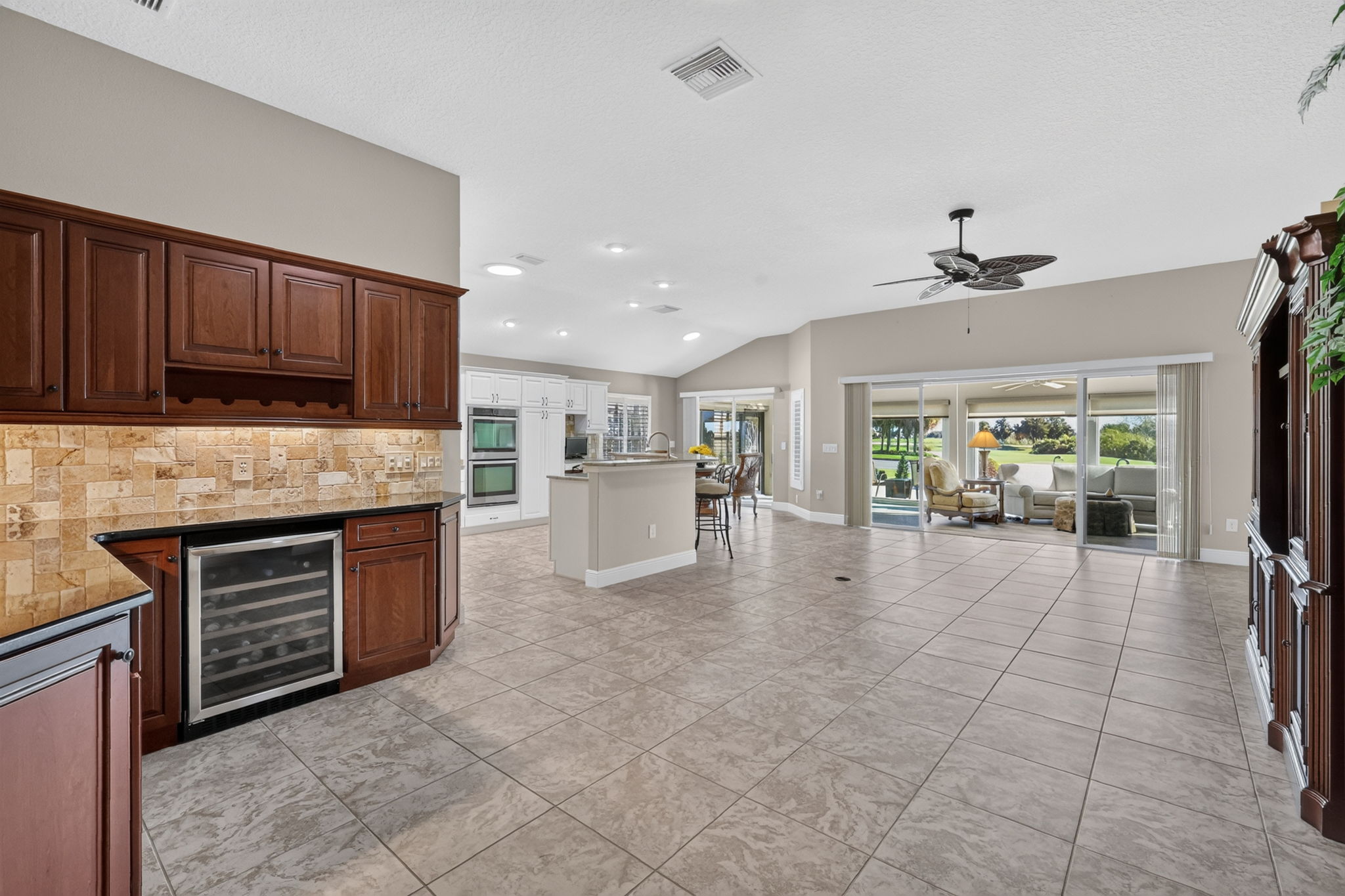 Living, Dining, and Kitchen