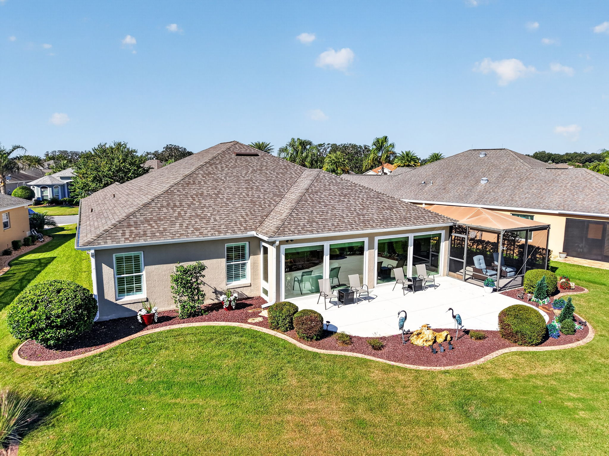 Aerial Rear Elevation