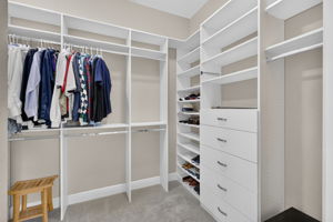Primary Bedroom Custom Walk-In Closet