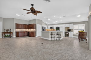 Living, Dining, and Kitchen