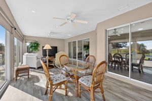 Spacious 408sf Enclosed Lanai with Mini-Split