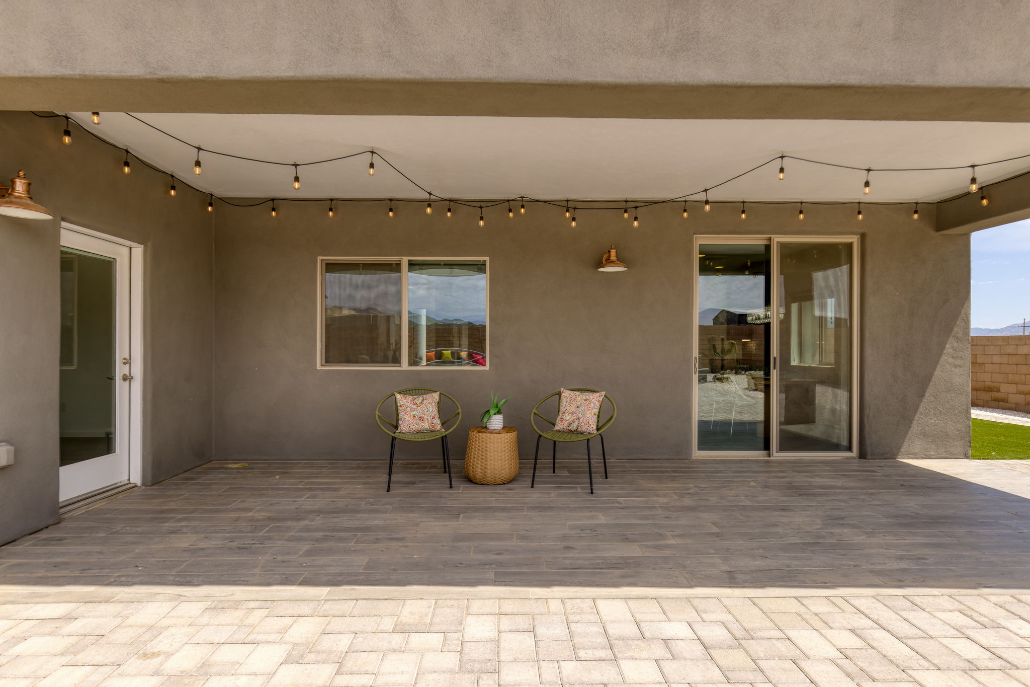 Covered Back Patio