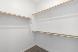 Walk-in closet in Bedroom 3