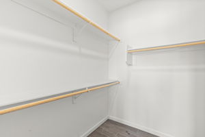 Walk-in closet in Bedroom 4