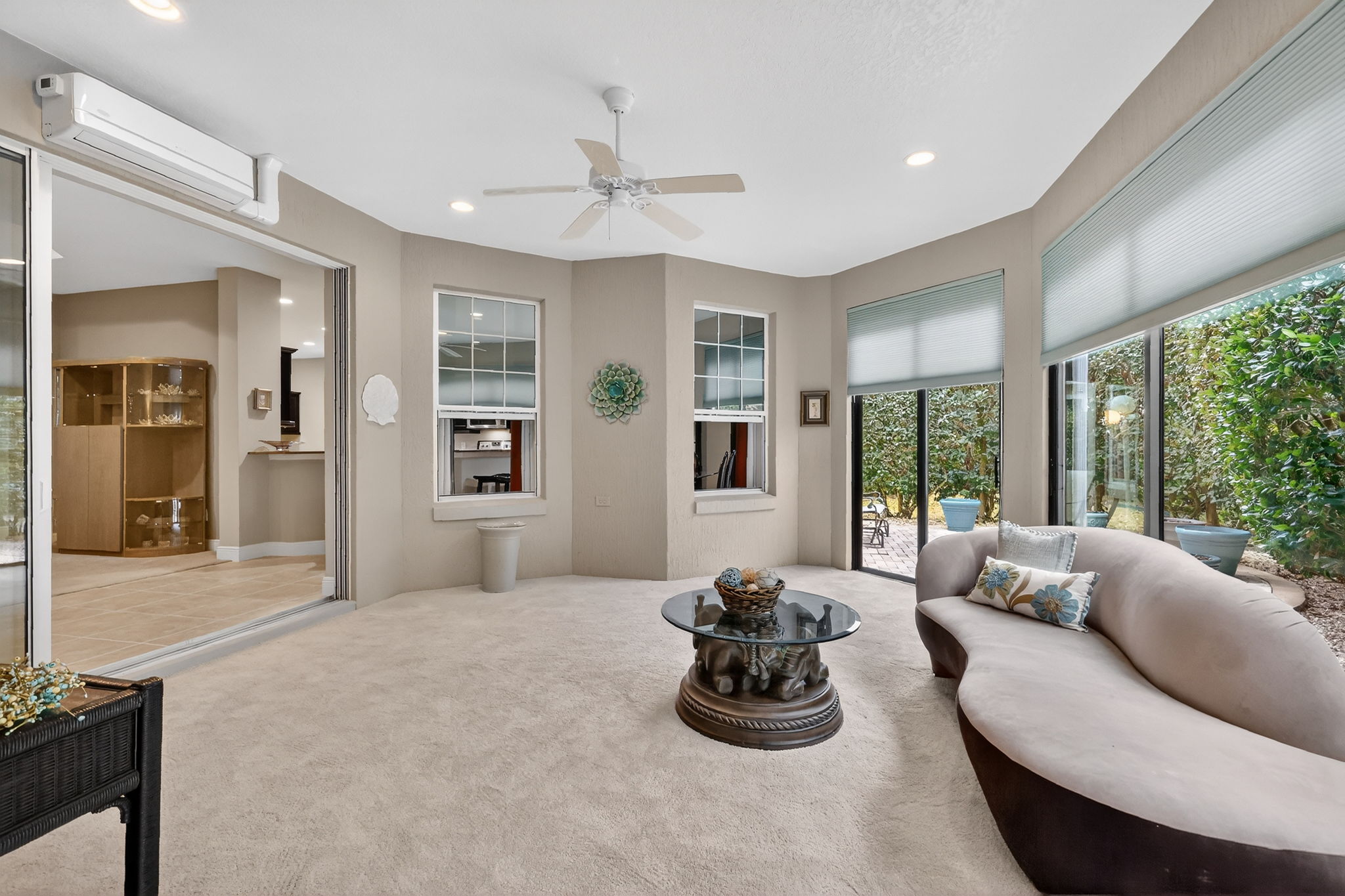 Climate Controlled, Glass-Enclosed Florida Room