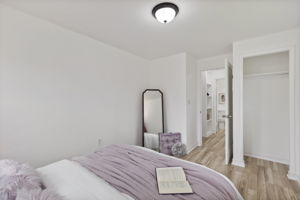 3326 - Another shot of the bedroom looking into hall storage and bathroom.