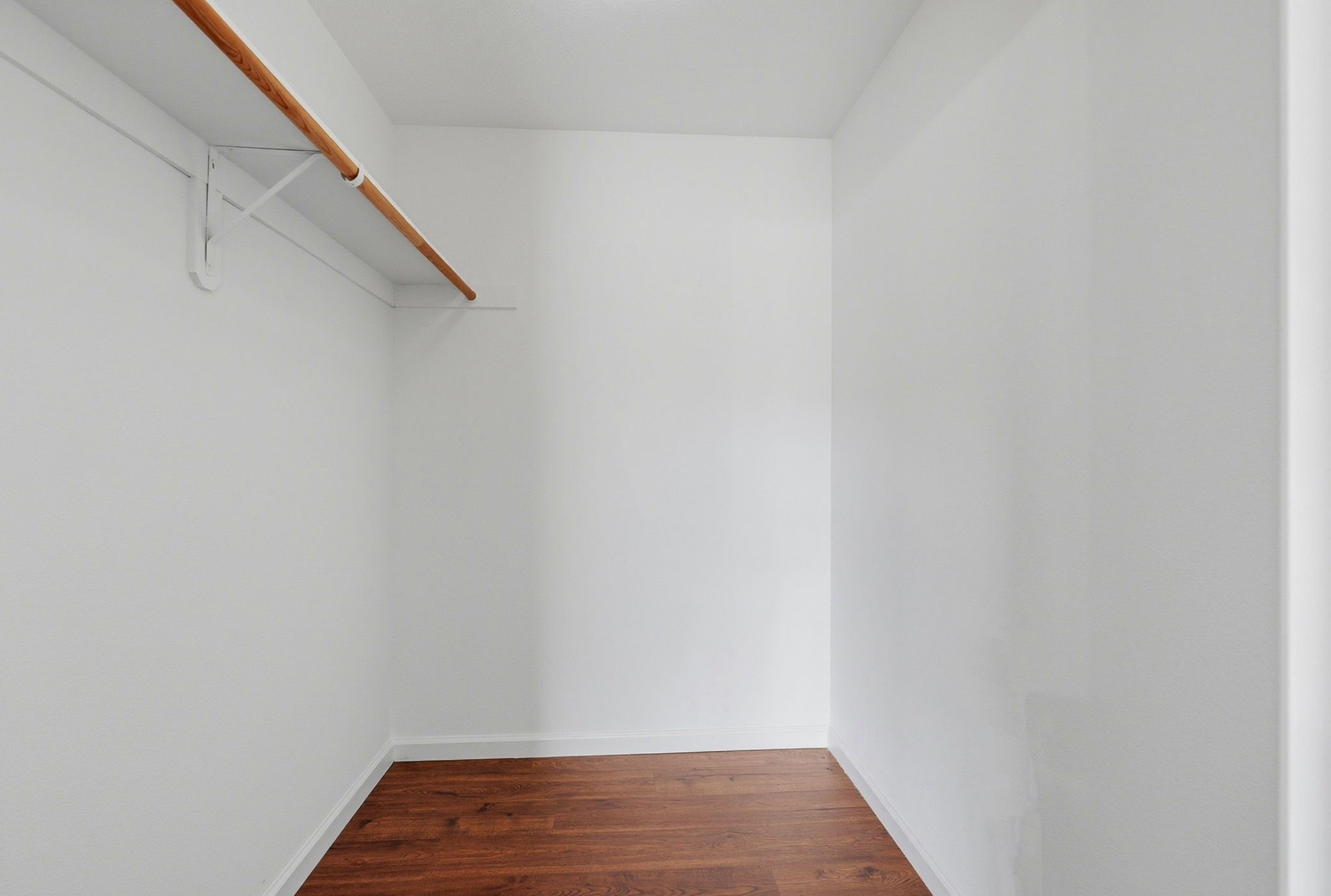 Master bedroom walk in closet