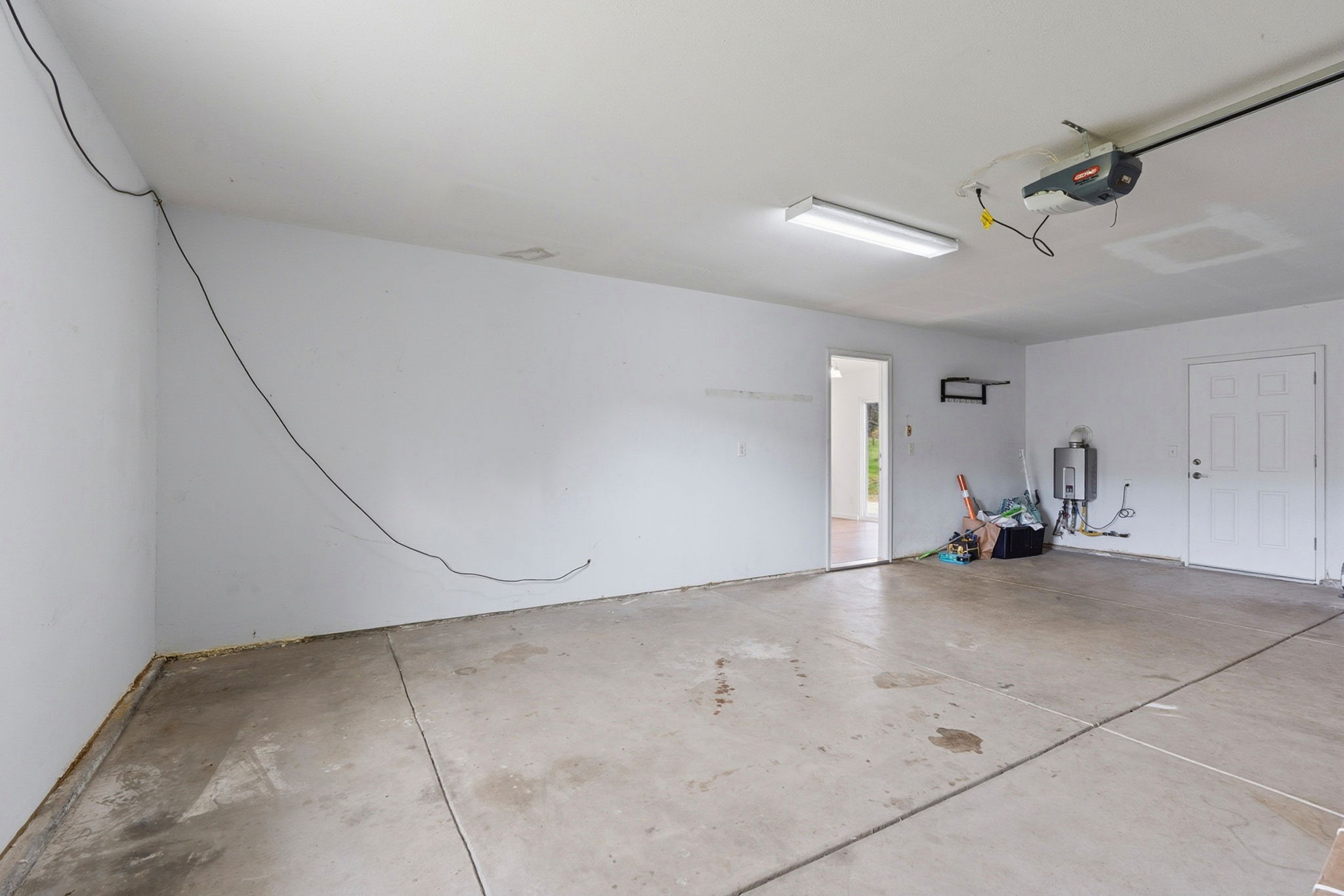 Oversized two car garage