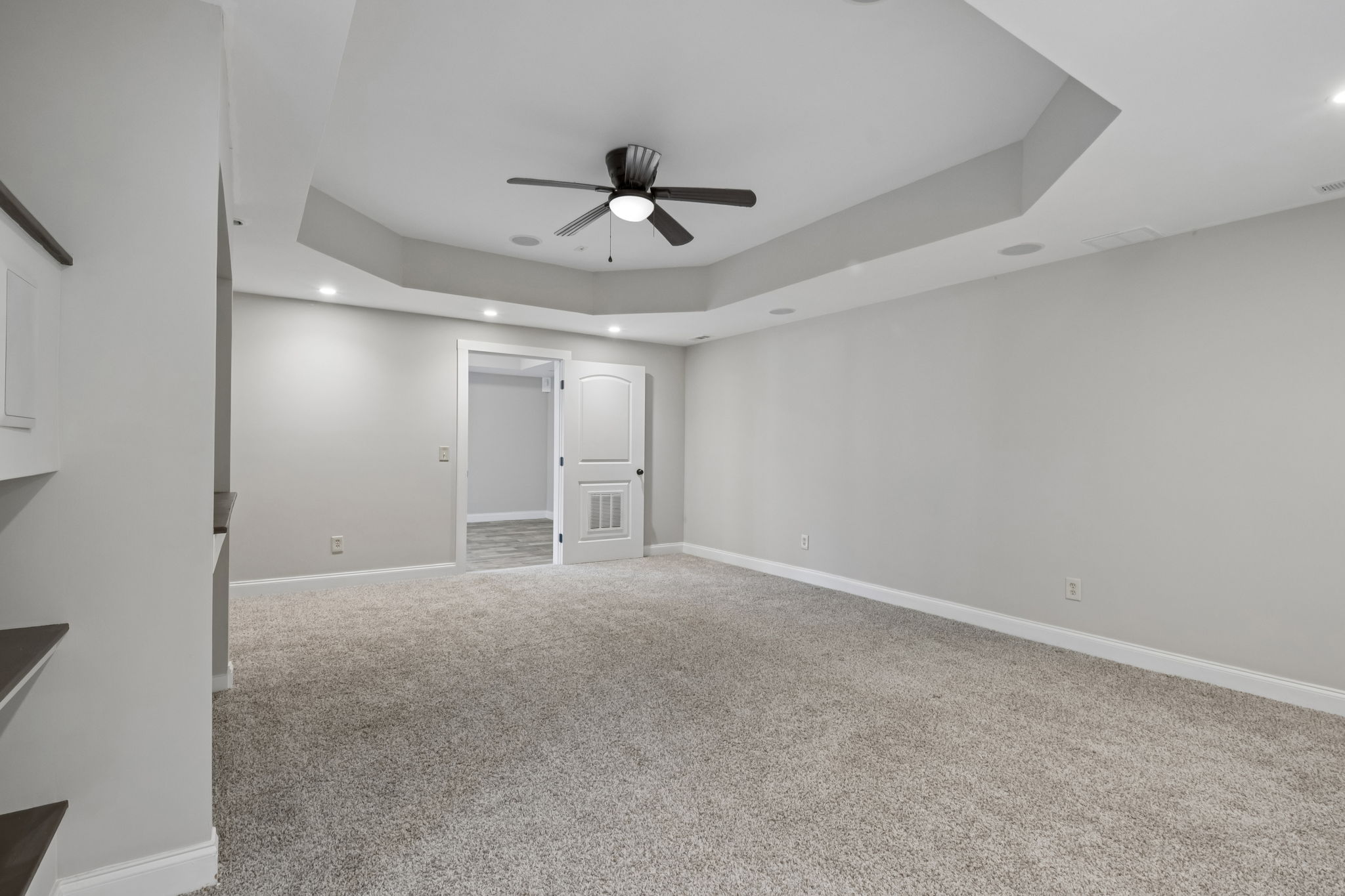 Media Room in Basement