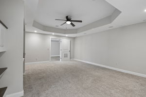 Media Room in Basement