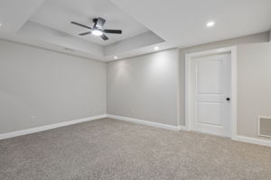 5th Bedroom in Finished Basement