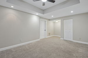 5th Bedroom in Finished Basement