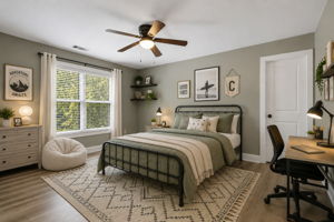 Virtually Staged - 2nd Secondary Bedroom