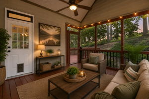 Virtually Staged - Screened-in Porch