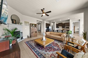 Open Floor Plan with High Ceilings