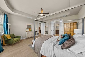 Tray Ceilings in Primary Bedroom
