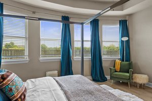 Captivating Bay Window in Primary Bedroom
