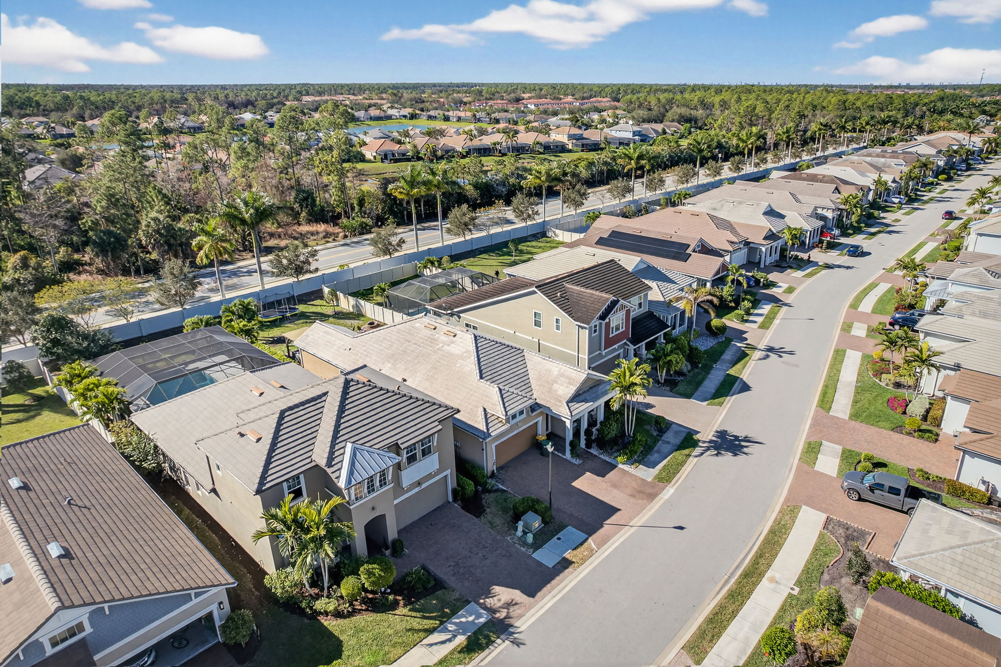 Aerial Front Exterior 2