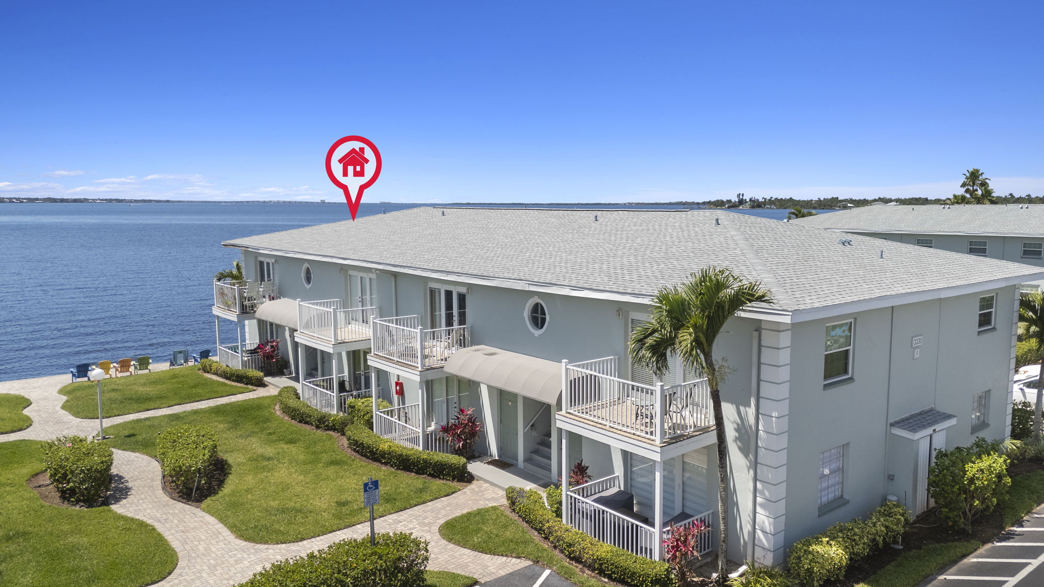 Aerial Front Exterior 1 of 2 -Marker