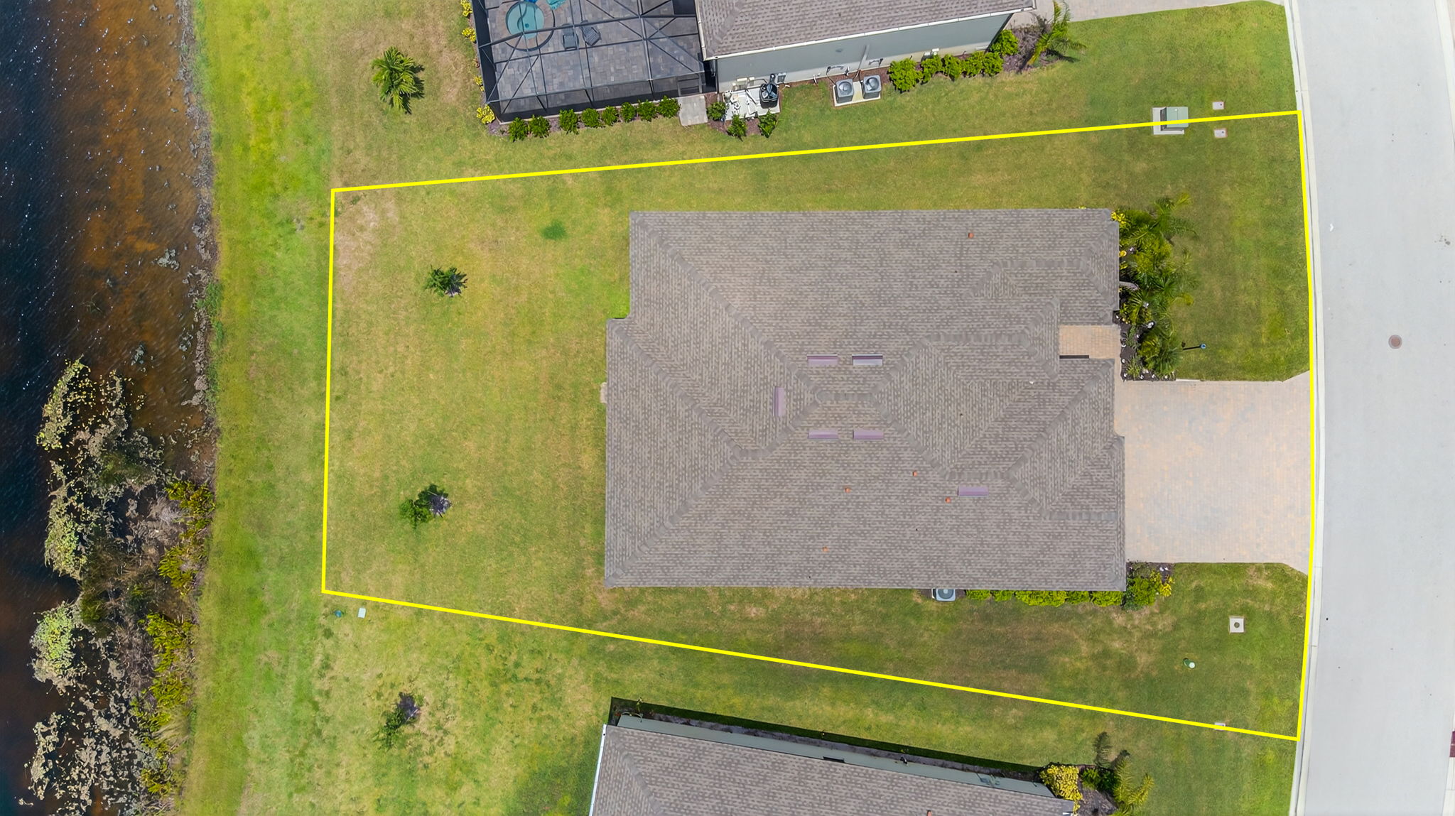 Aerial Overview - lot line