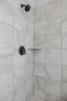 Tile from shower in primary suite.