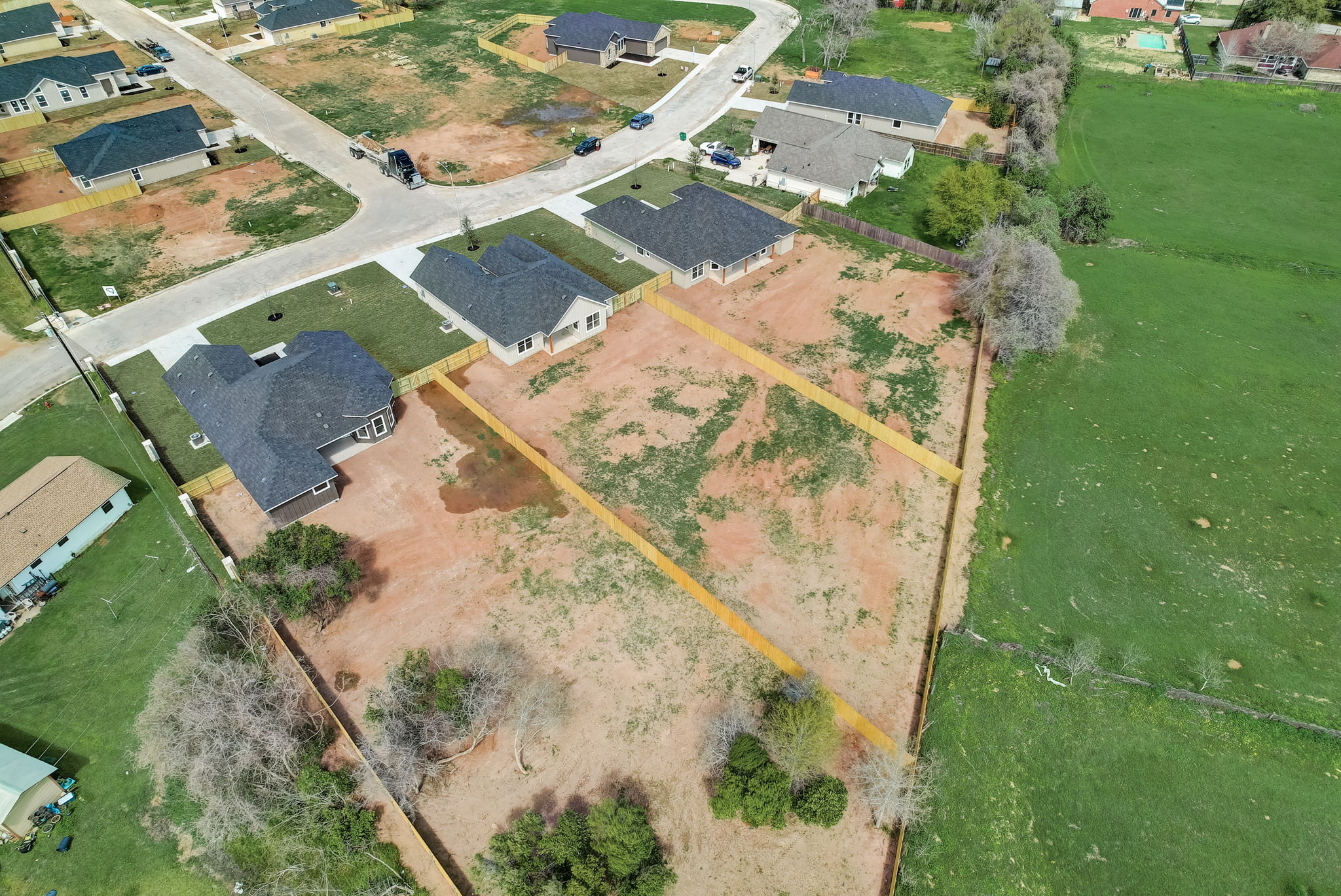 334 Webb = center lot
