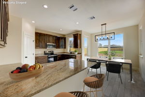 Kitchen / Dining:  Virtually Staged