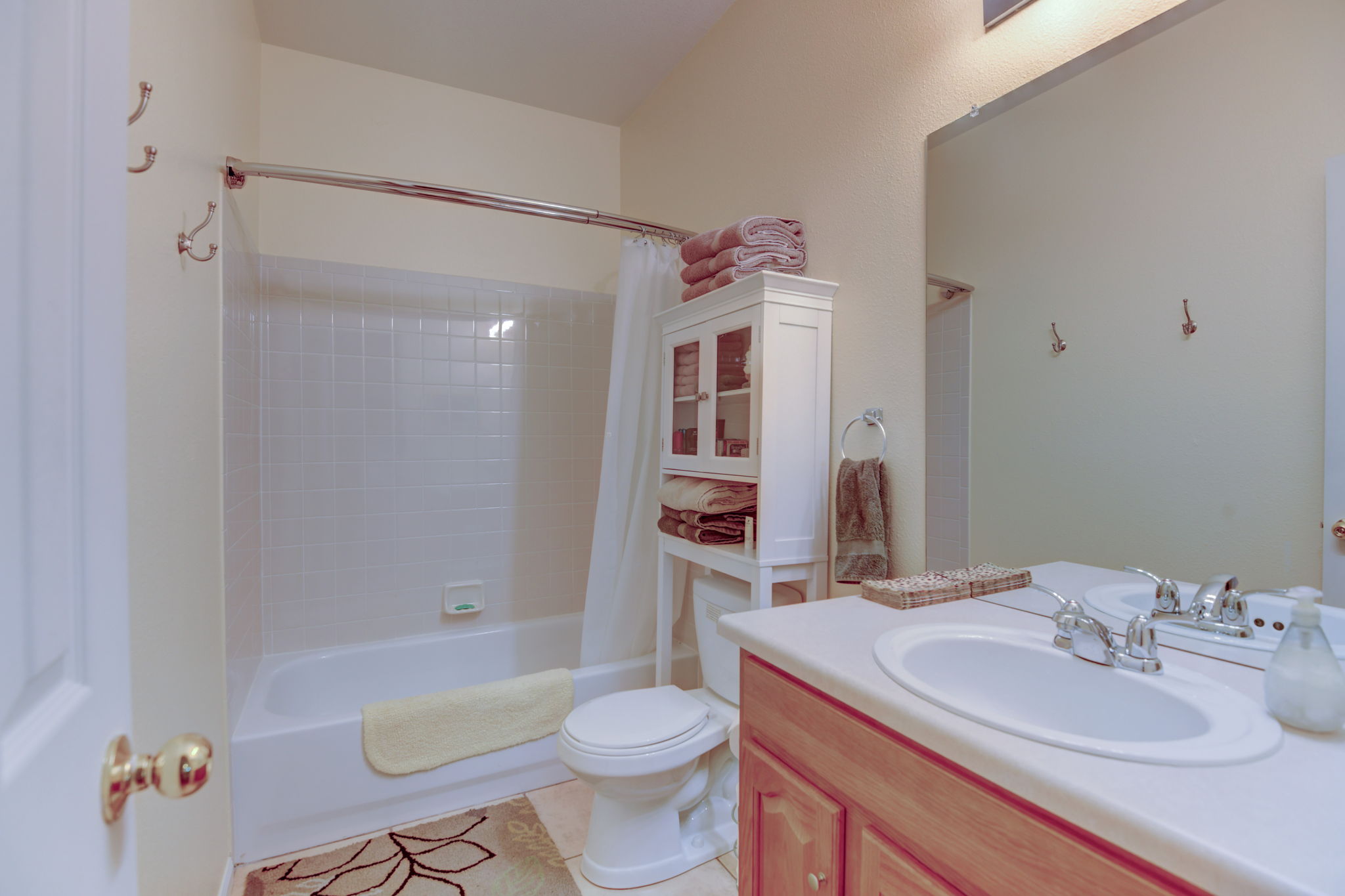Lower level guest bathroom.